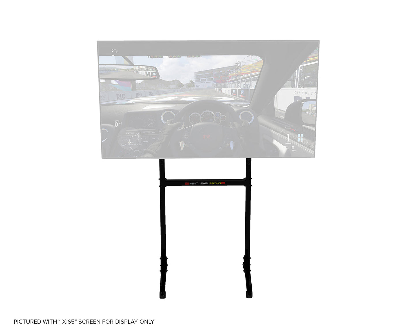 Free Standing Single Monitor Stand