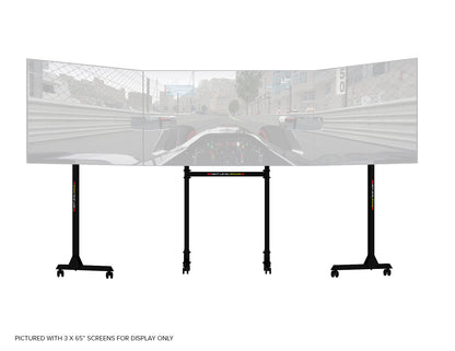 Free Standing Triple Monitor Stand