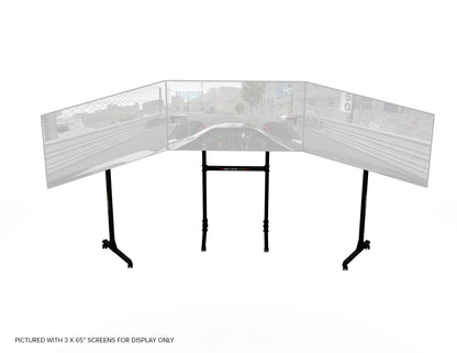 Free Standing Triple Monitor Stand