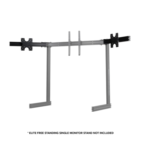 Elite Free Standing Monitor Stand Triple Add on - Black Edition