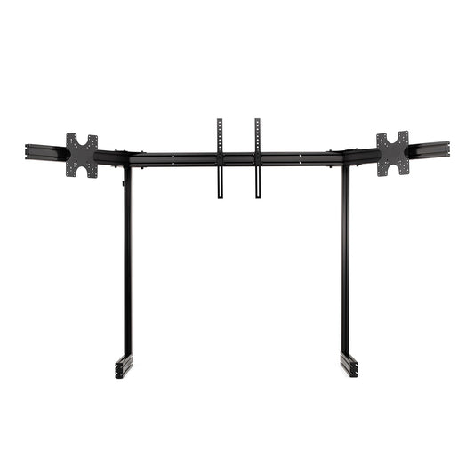 Elite Free Standing Complete Triple Monitor Stand - Black Edition