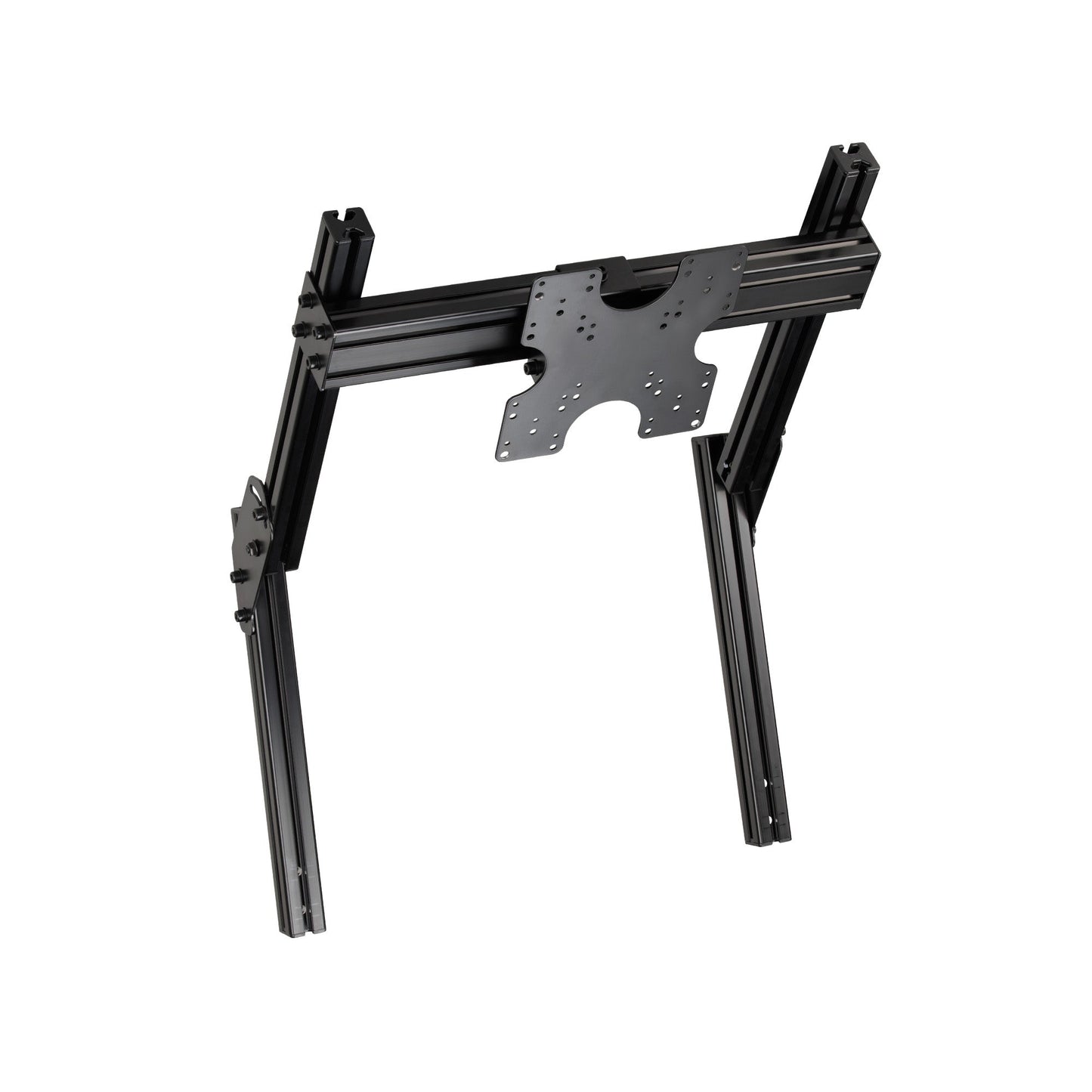 Elite Free Standing Monitor Stand Quad Add-on - Black Edition